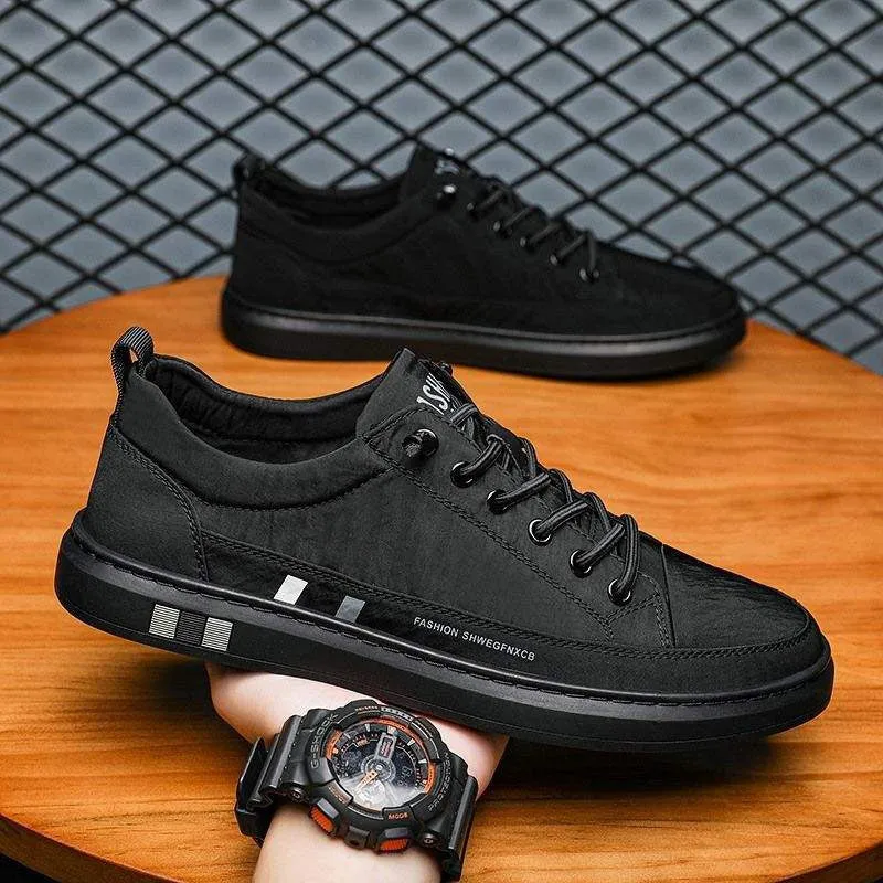 Breathable Walking Men'S Casual Shoes Slip-On Canvas Fashion Sneakers (Code: 1240)