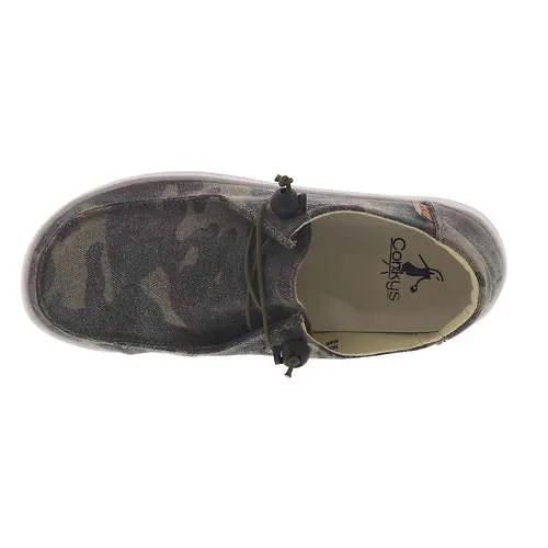 Corkys Womens Kayak Casual Slip On Sneakers, Camo