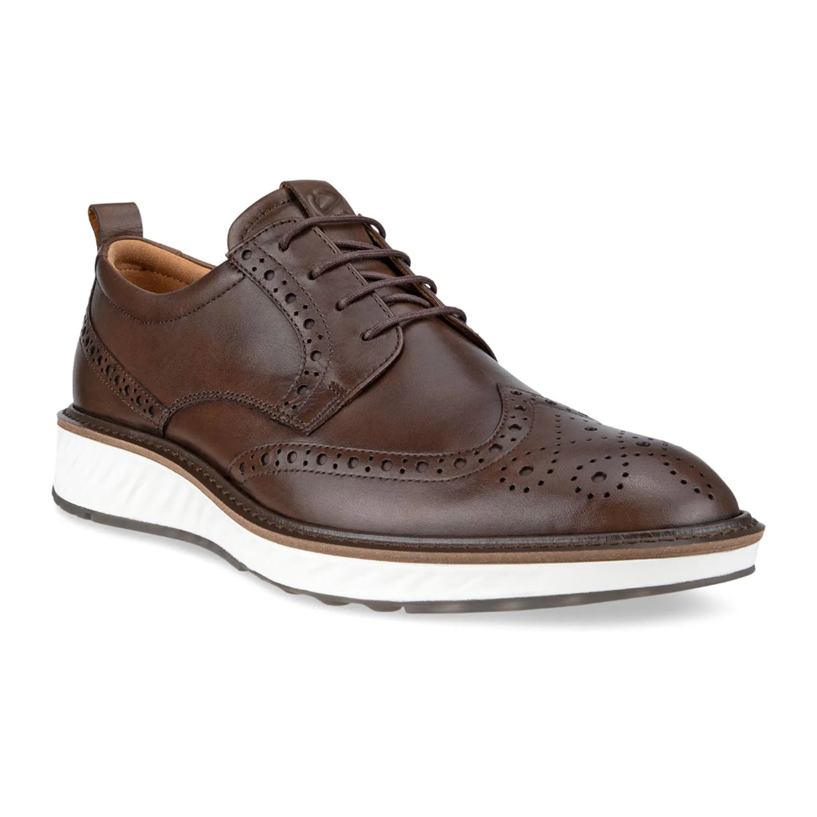 ECCO St 1 Hybrid Derby Wingtip Oxford (Men) - Cocoa Brown