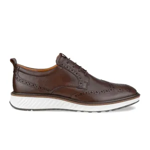 ECCO St 1 Hybrid Derby Wingtip Oxford (Men) - Cocoa Brown