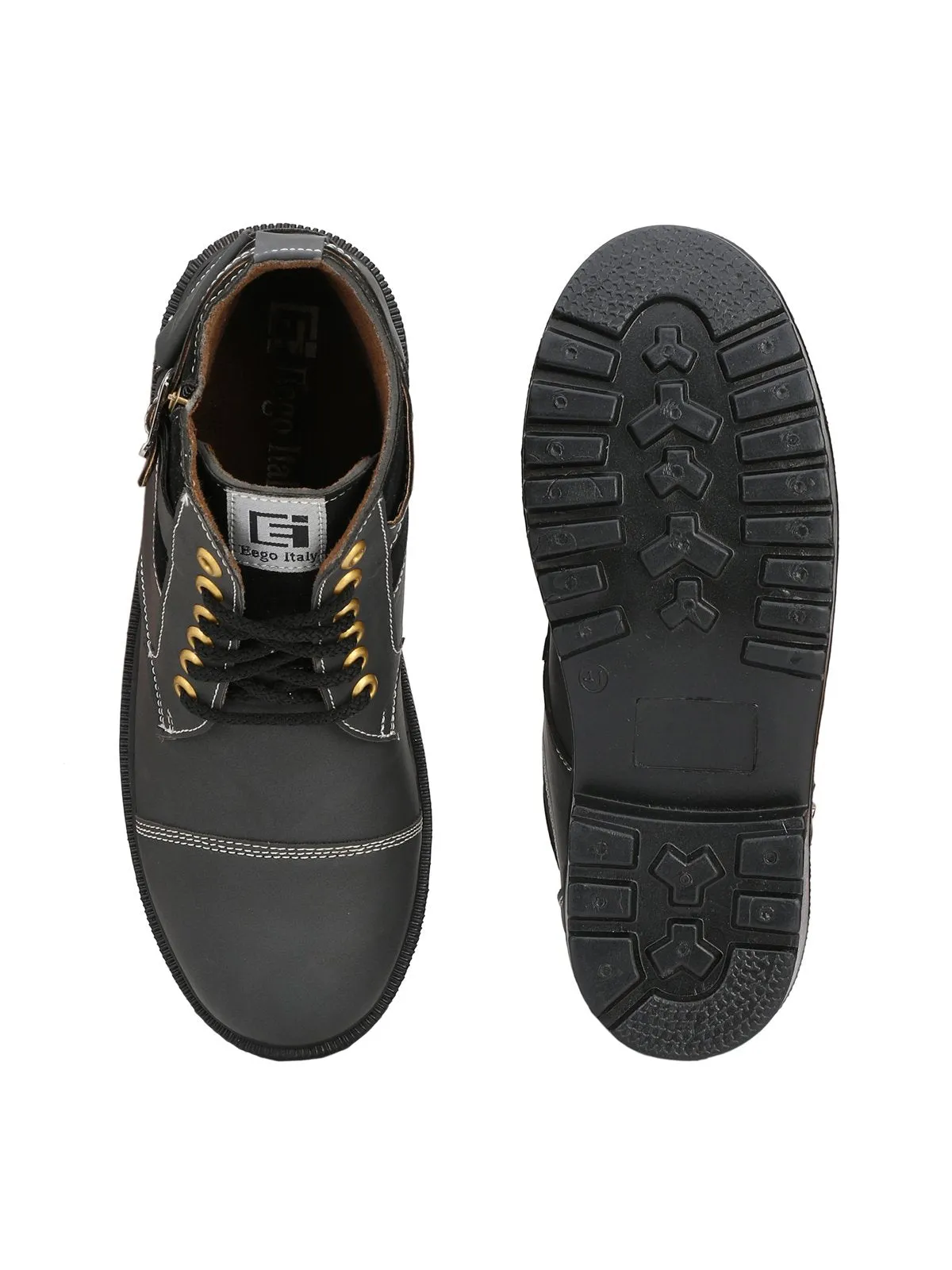 Eego Italy® Black Stylish Casual Boots