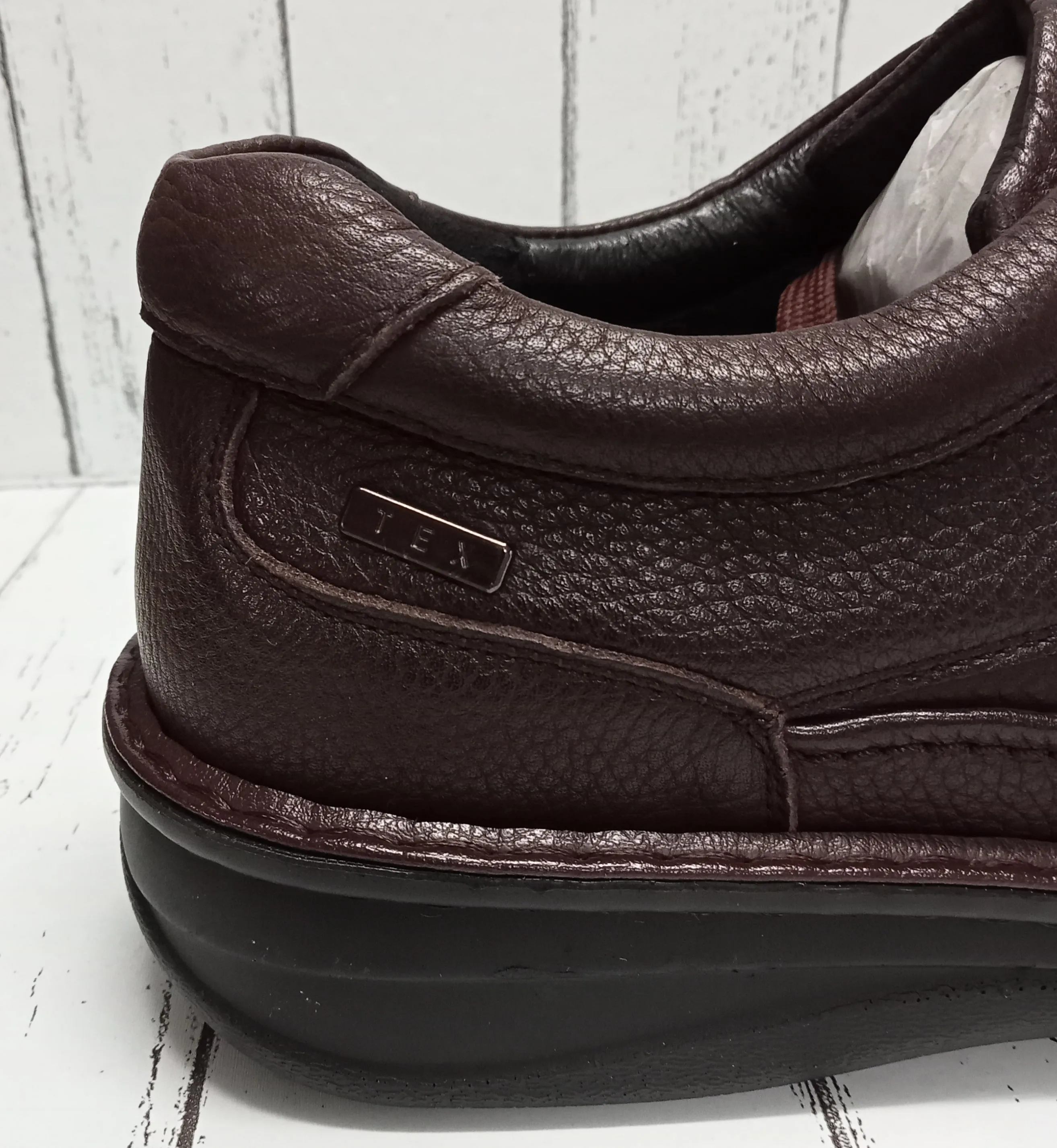 G-COMFORT SHOES (WIDE FITTING) - P3706 - LACE UP SHOE - Dark Brown (Waterproof)