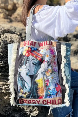 GYPSY CHILD VINTAGE DENIM TOTE