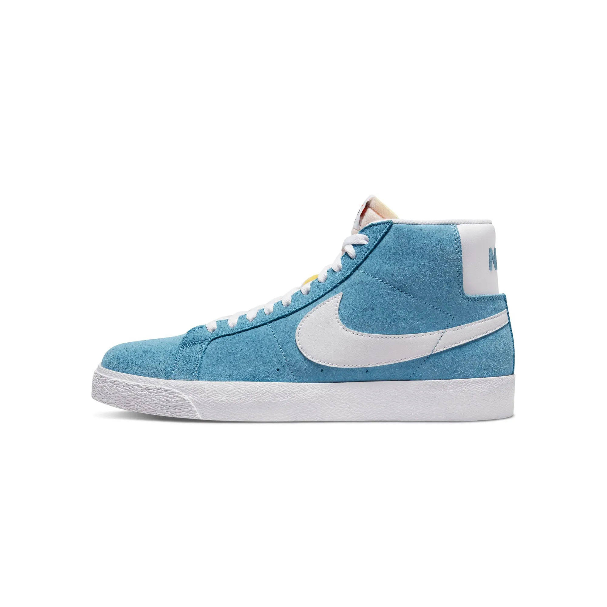 Nike SB Mens Zoom Blazer Mid Shoes Cerulean