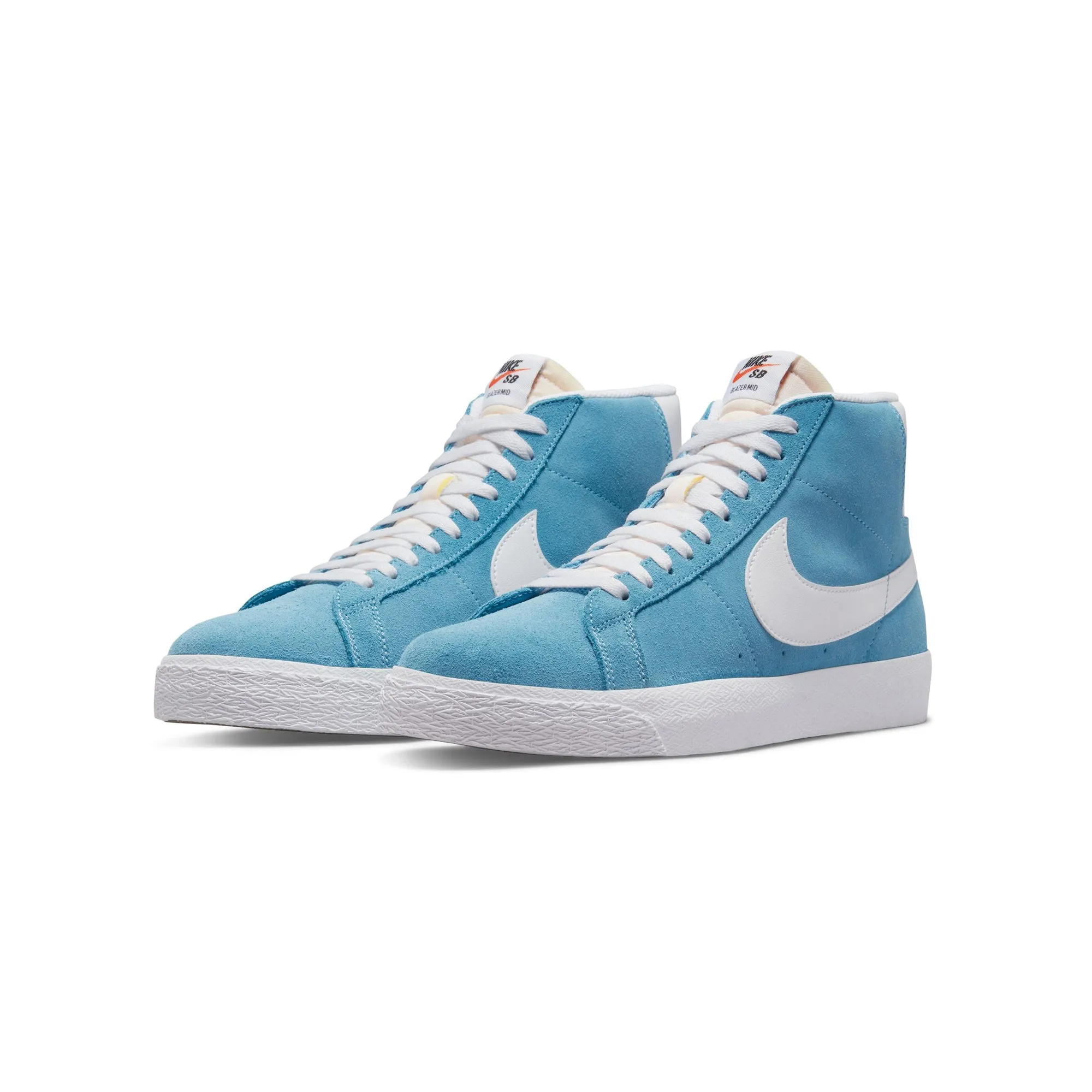 Nike SB Mens Zoom Blazer Mid Shoes Cerulean
