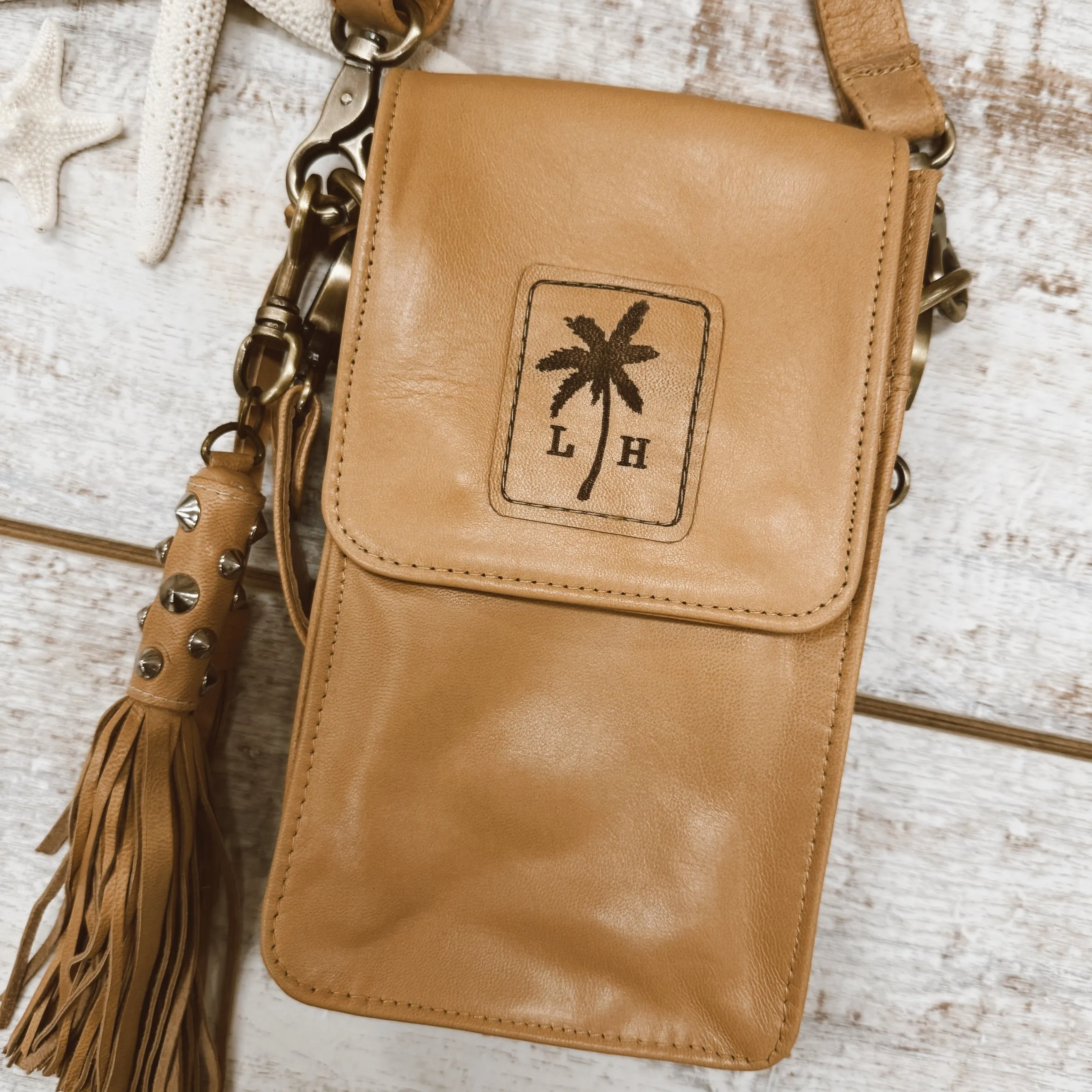 Palm Cove Phone Bag - Natural