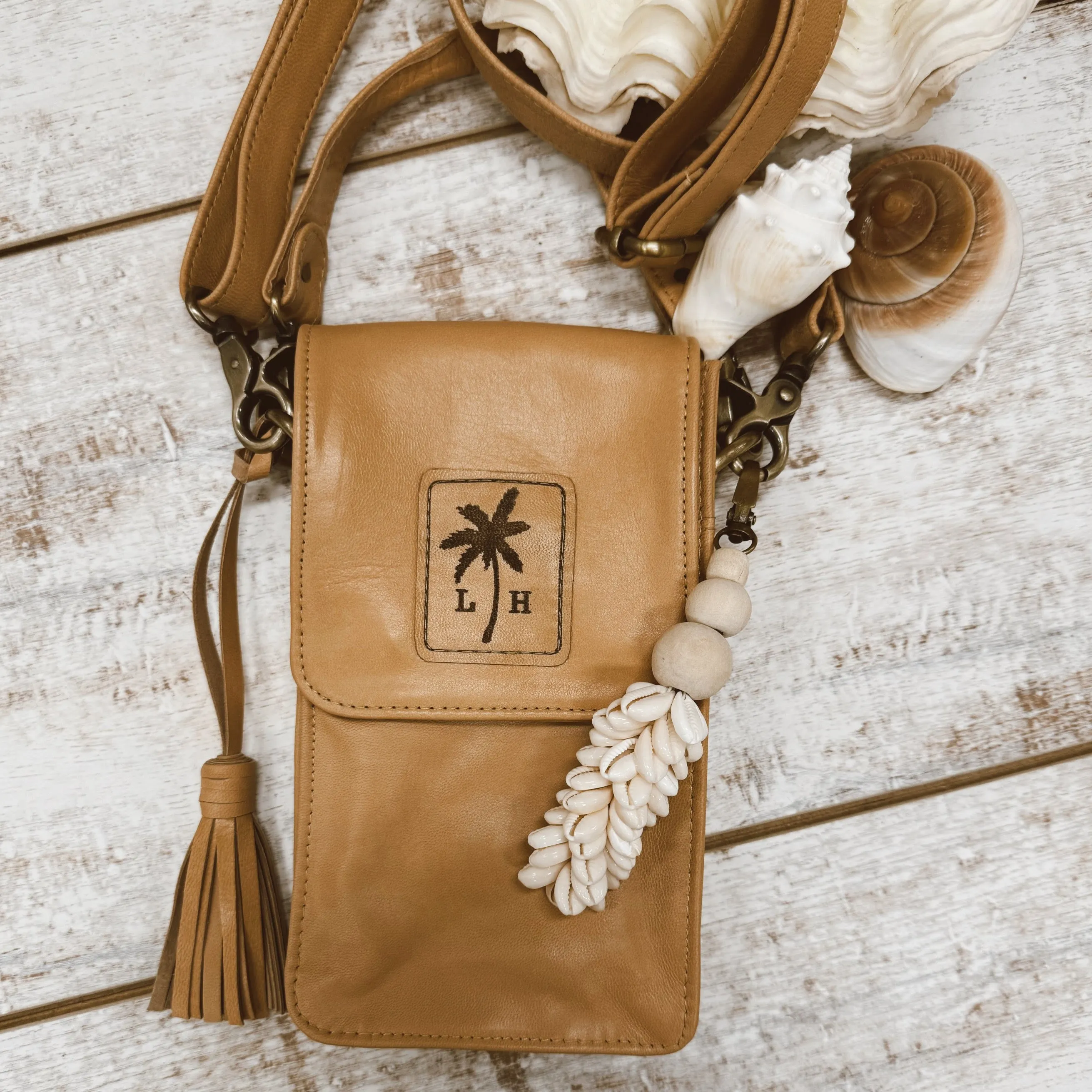Palm Cove Phone Bag - Natural