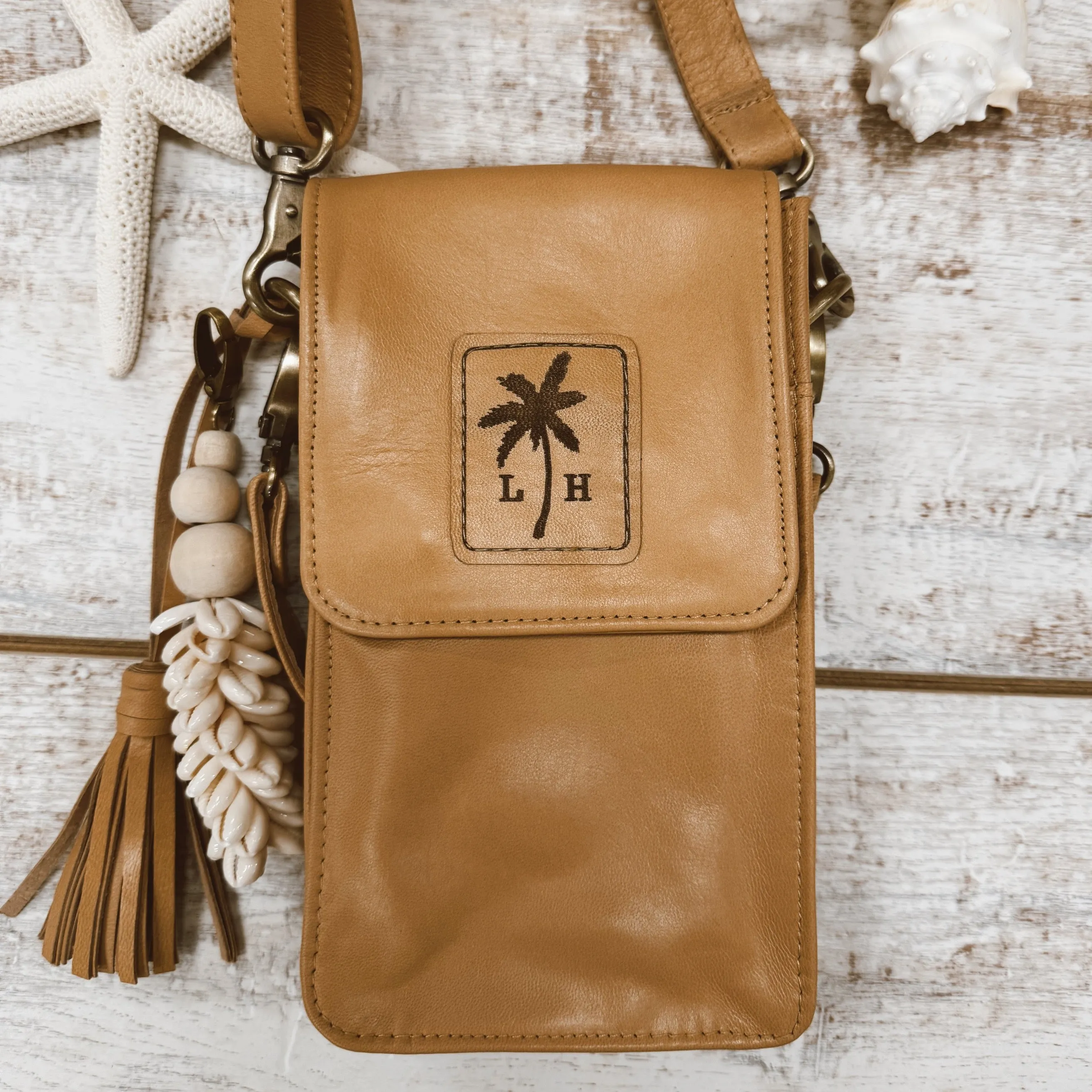 Palm Cove Phone Bag - Natural