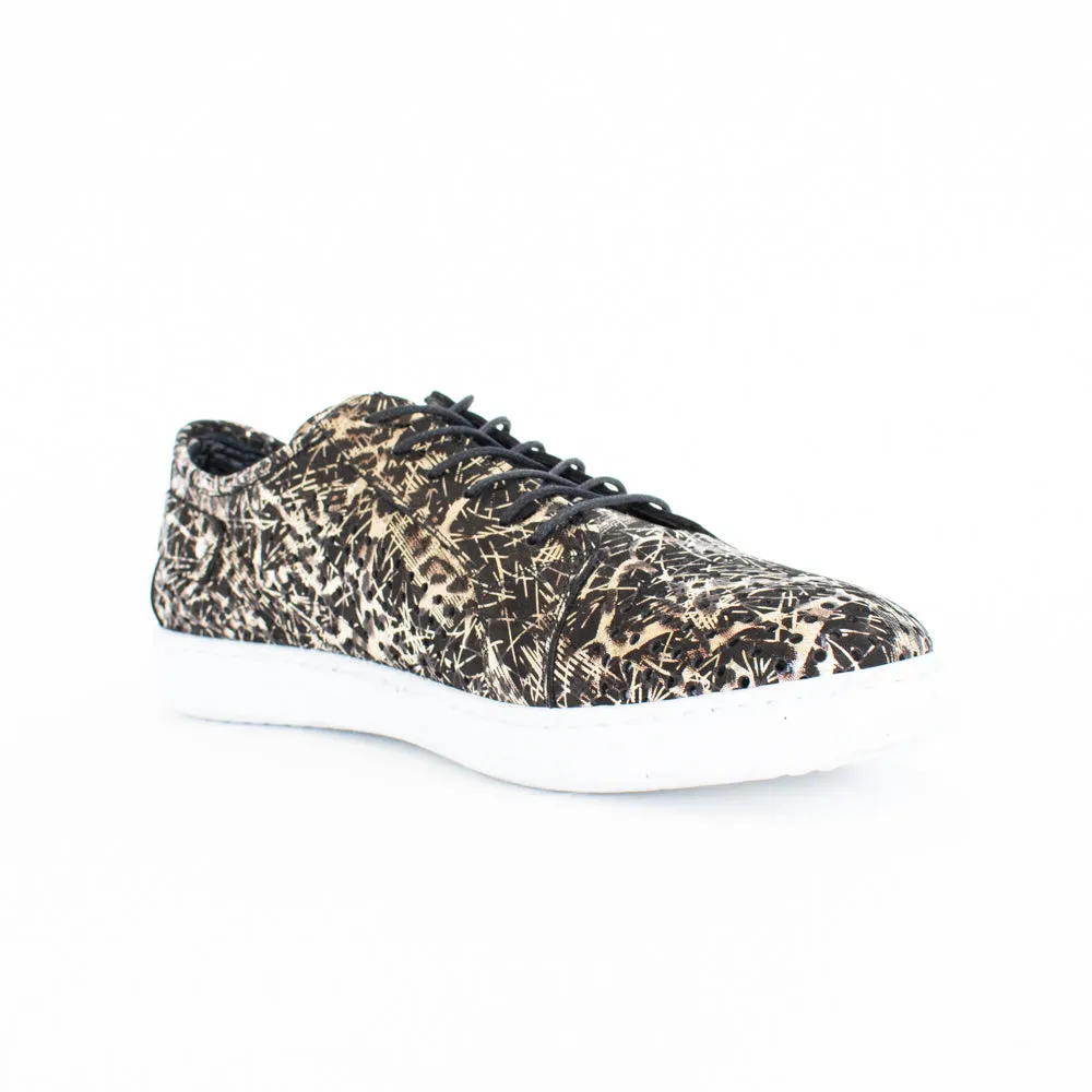 Roma P Black Leopard Print