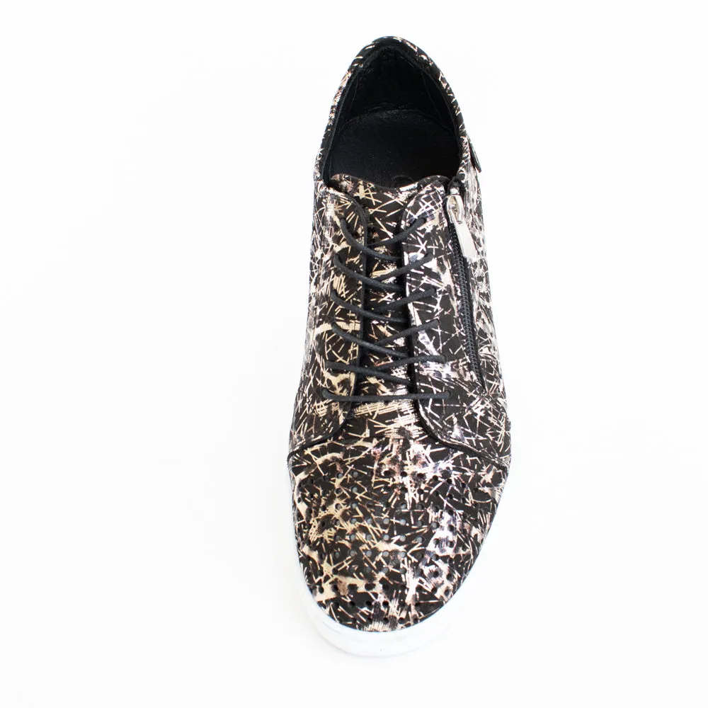 Roma P Black Leopard Print