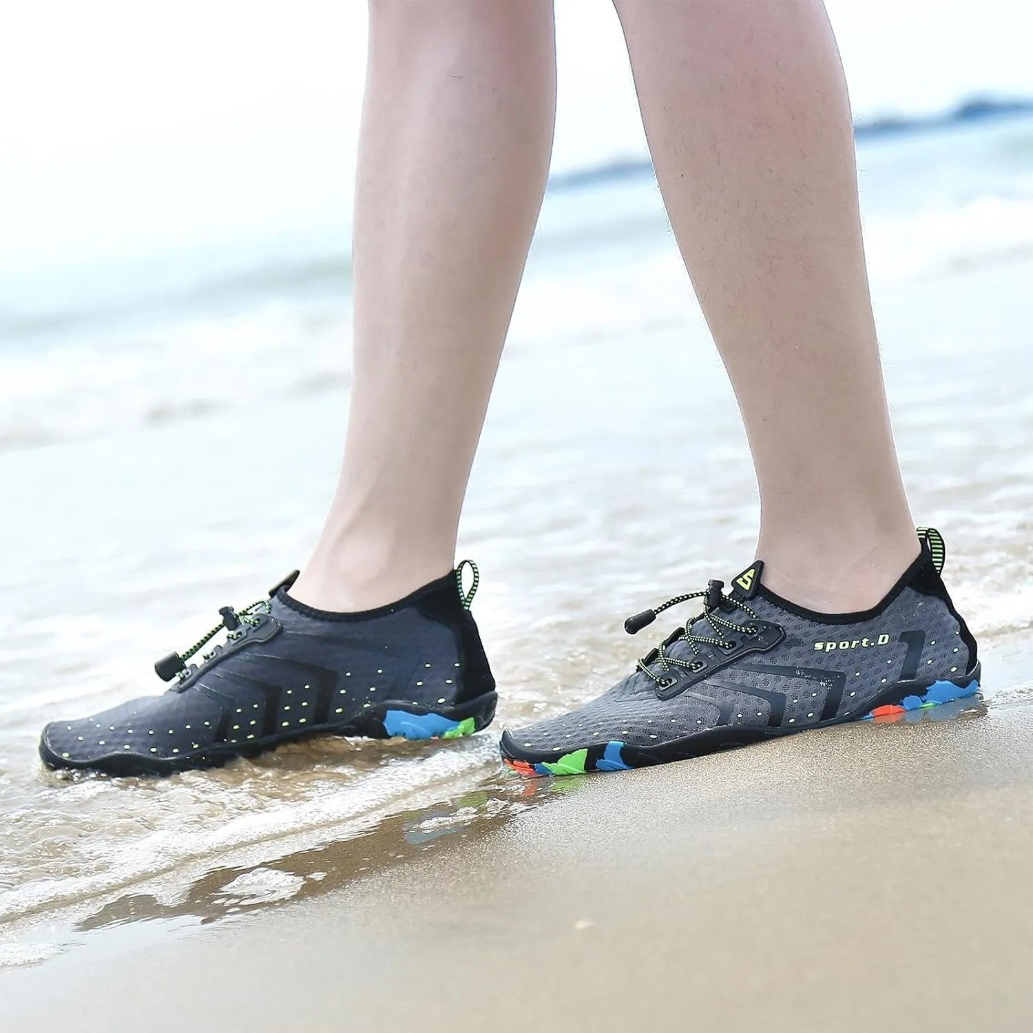 SAGUARO Water Shoes Women  Swim Shoes, Quick-Dry Barefoot Aqua Socks for Beach, Pool, Surfing and Outdoor Activities