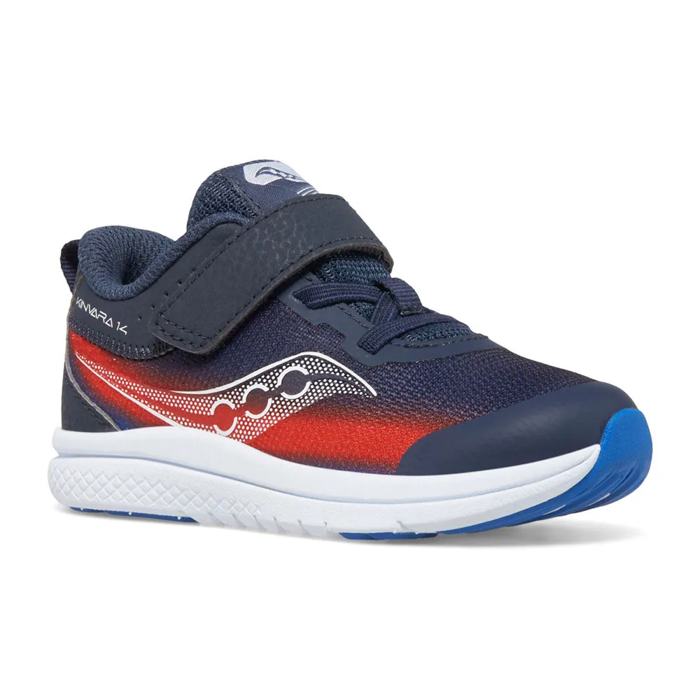 Saucony Kinvara 14 A/C | Navy/Red Little Kid Sneakers