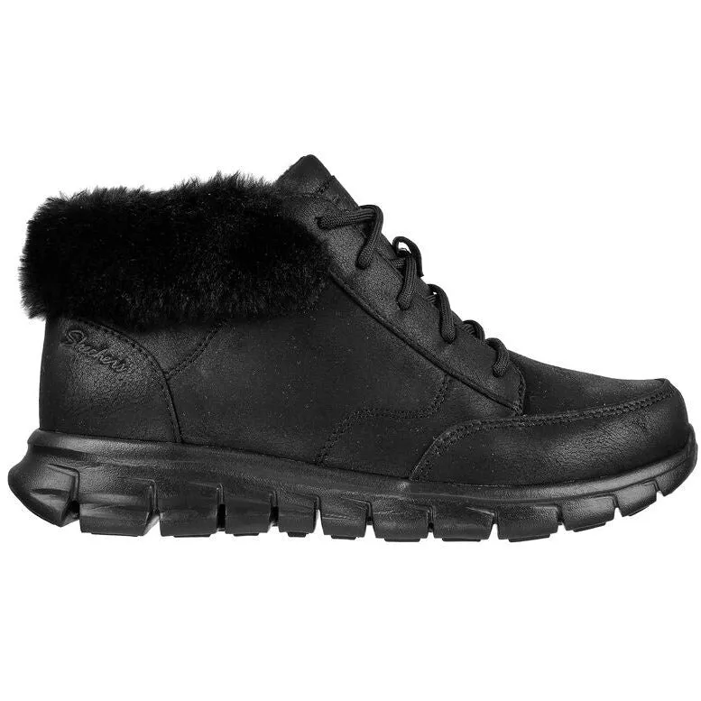 Skechers Ladies Boot Synergy Warm Seeker 167258 BLACK
