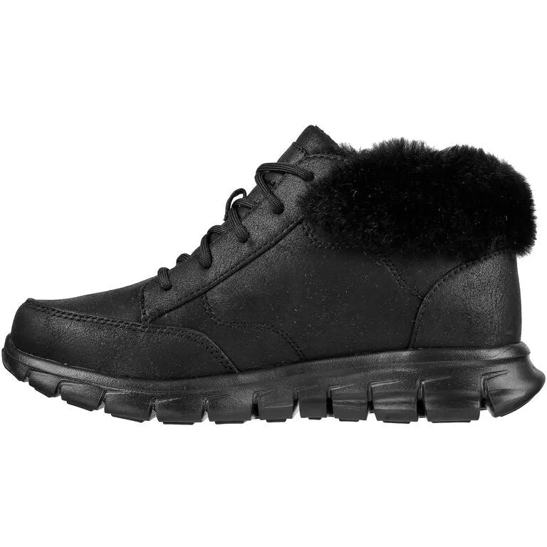 Skechers Ladies Boot Synergy Warm Seeker 167258 BLACK