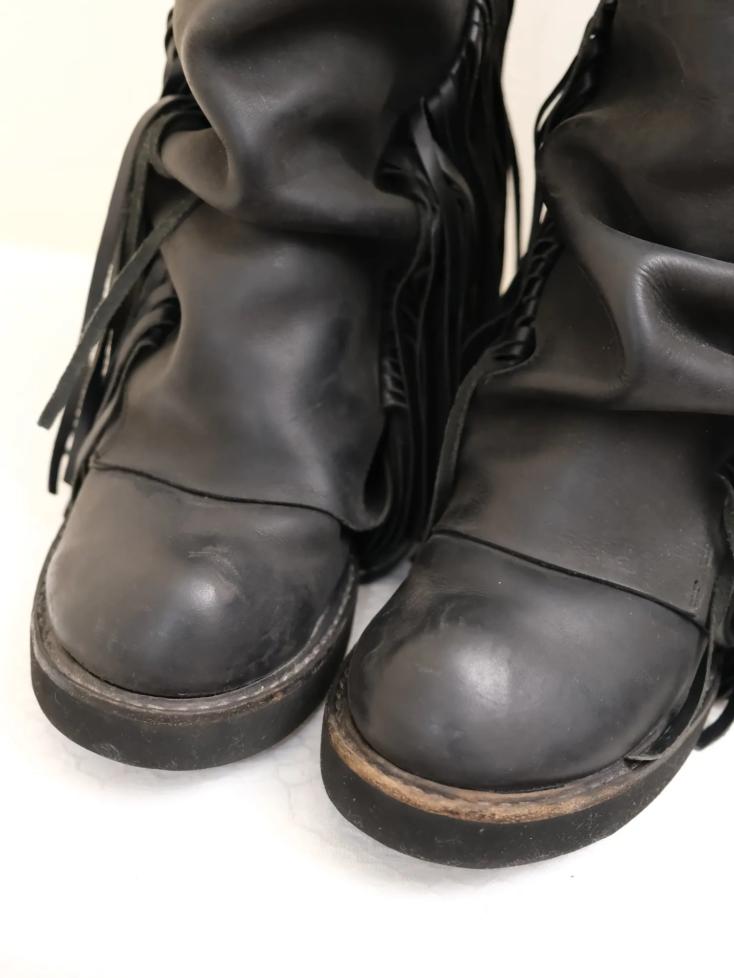    tassel wedge boots, EU38-39