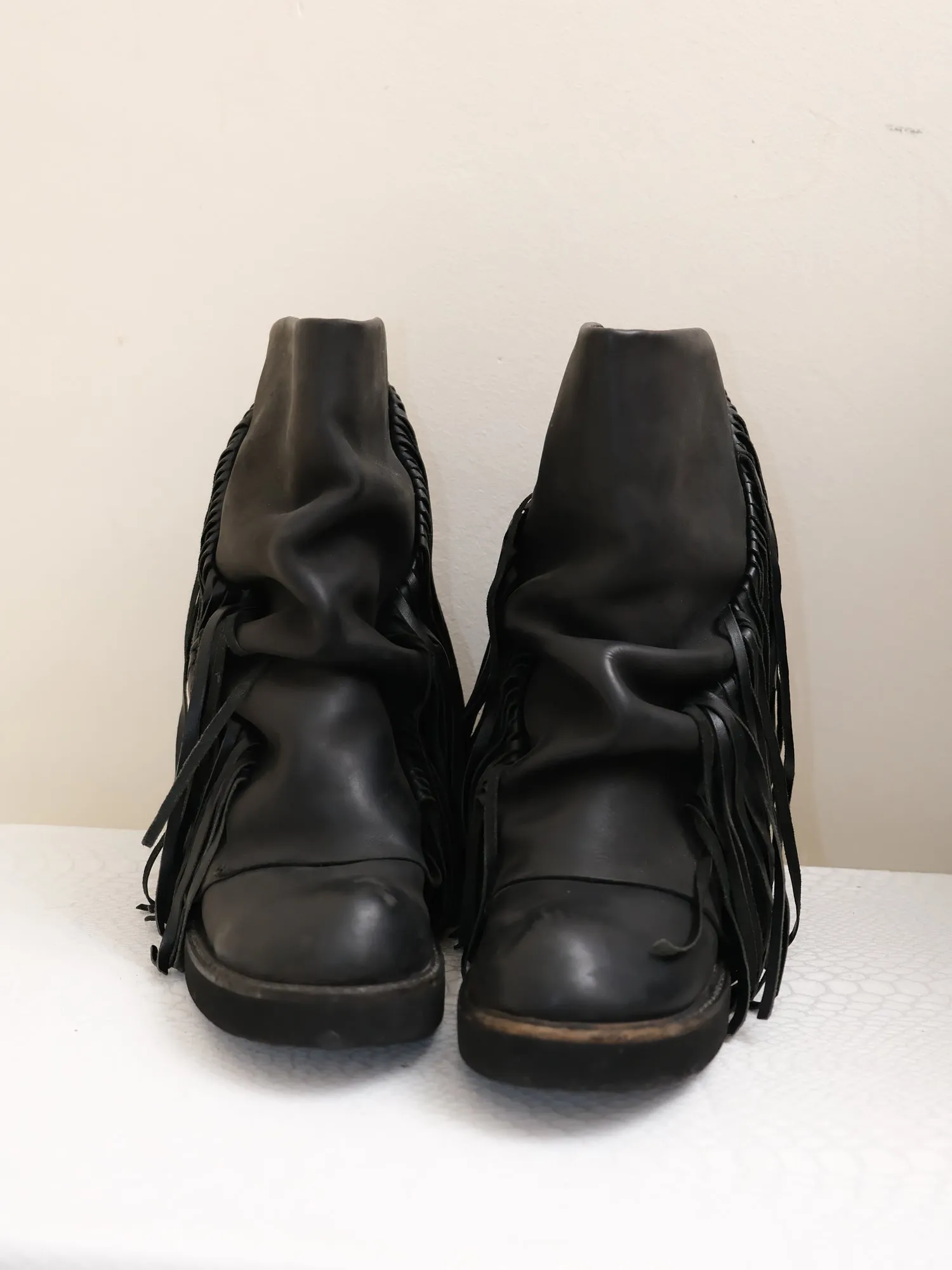   tassel wedge boots, EU38-39