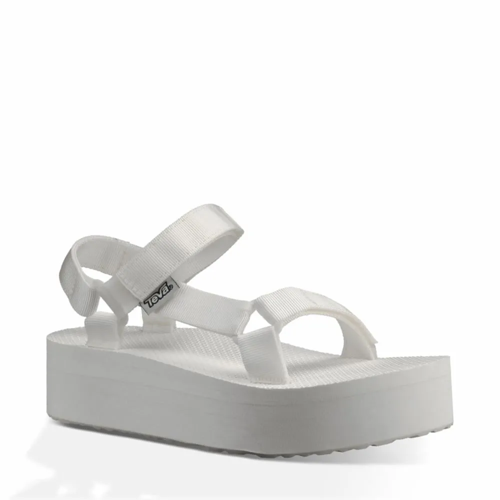 Teva  Women's Flatform Universal White M