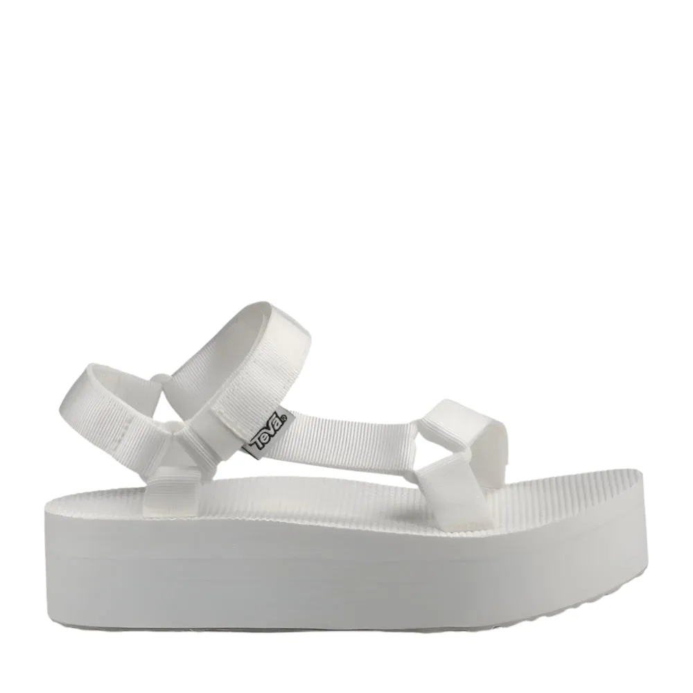Teva  Women's Flatform Universal White M