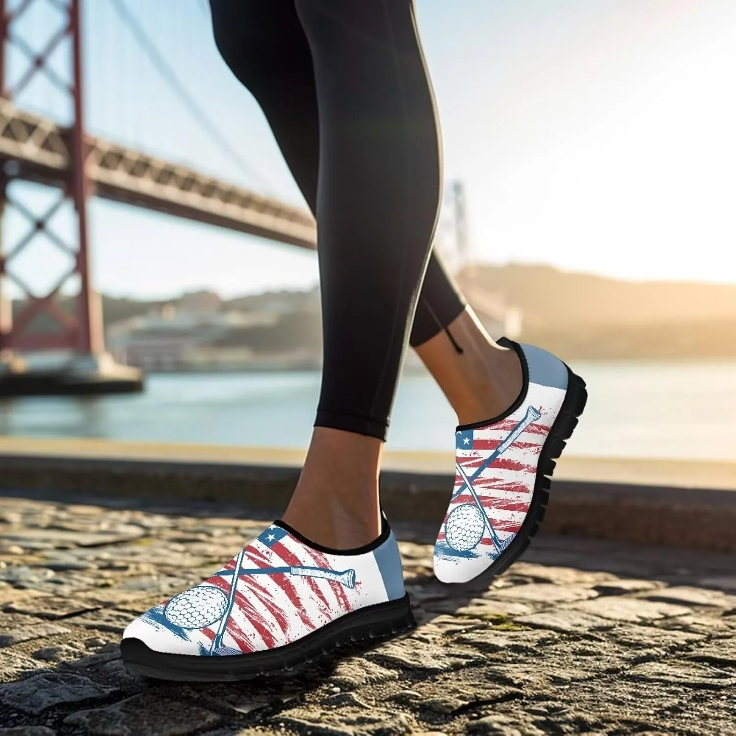 Womens Outdoor Cycling Canvas Shoes Low Top Fashion Sneakers Slip on Walking ShoeBlack Sole