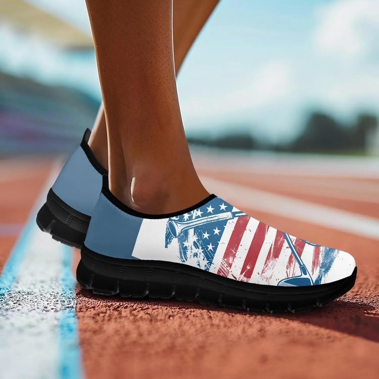 Womens Outdoor Cycling Canvas Shoes Low Top Fashion Sneakers Slip on Walking ShoeBlack Sole