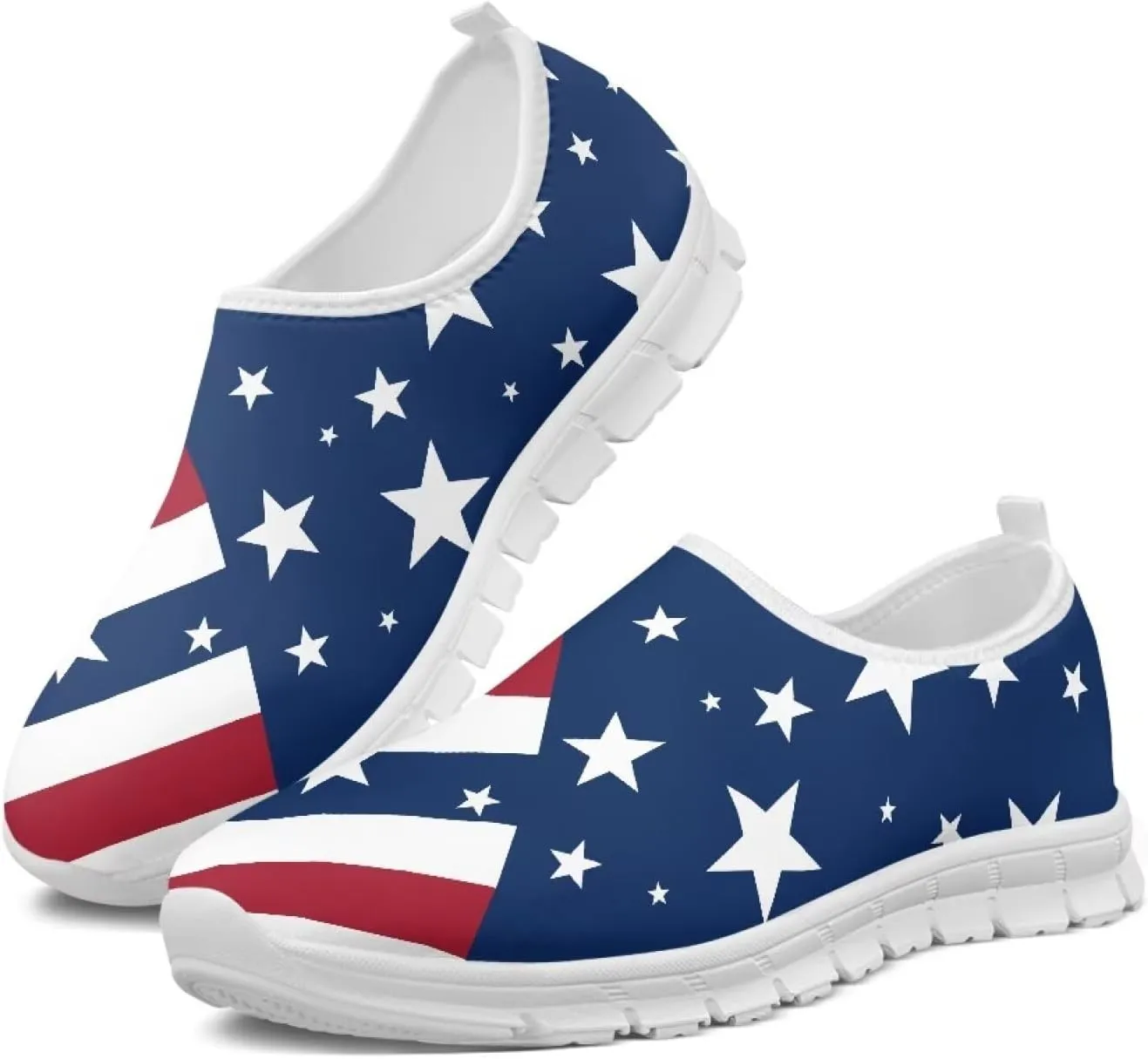 Womens Outdoor Cycling Canvas Shoes Low Top Fashion Sneakers Slip on Walking ShoeWhite Sole