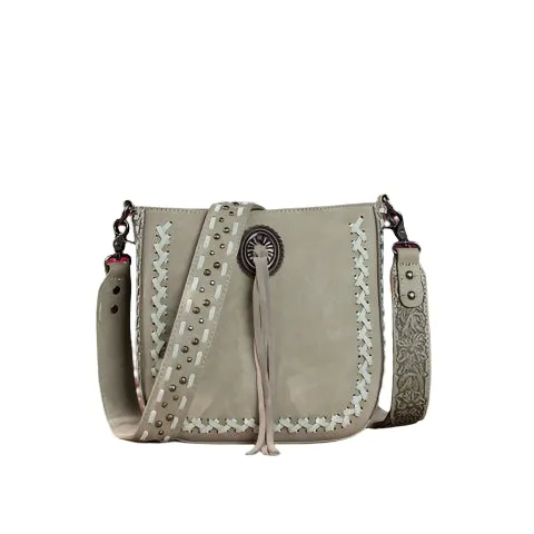 Wrangler Tooled Whipstitched Crossbody Purse